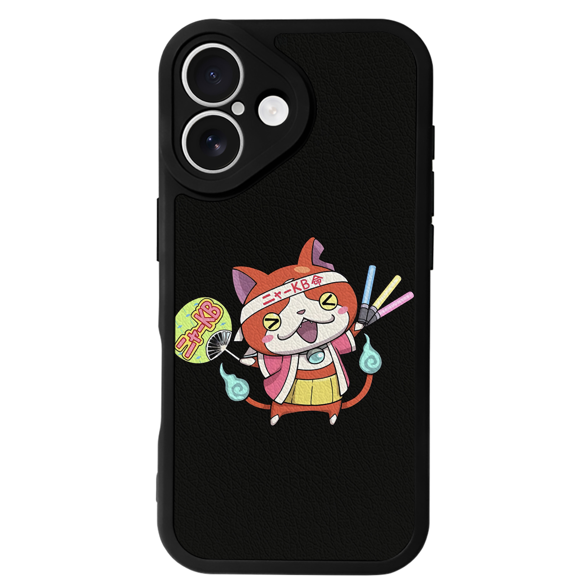 （画像用） 妖怪ウォッチ Yo-kai Watch 【iPhone 16シリーズ対応】シリコンスマホケース（レザー調） 材質：シリコン
